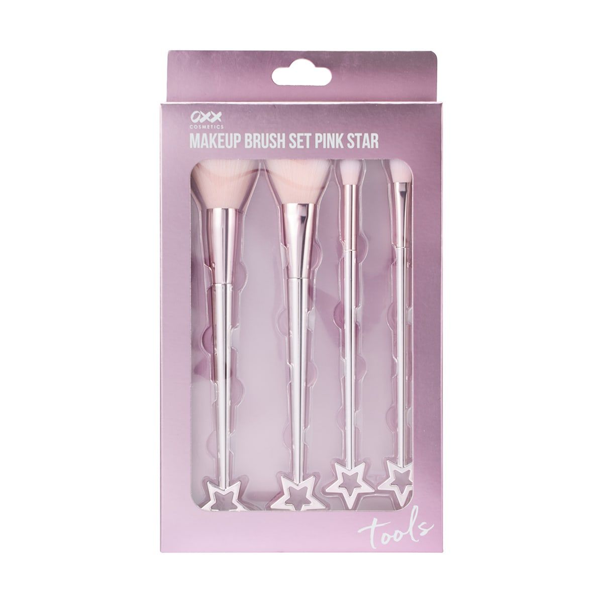 OXX Cosmetics Make Up Brush Set - Pink Star