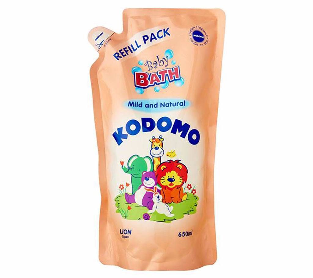 Kodomo Mild & Natural Baby Bath Refill 650ml
