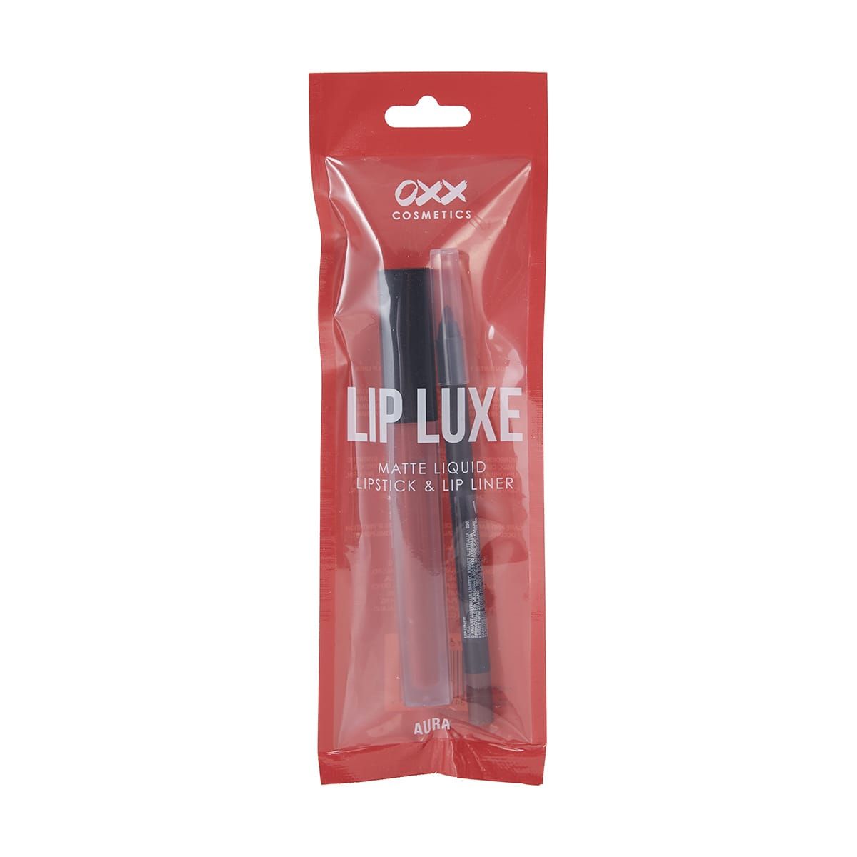 OXX Cosmetics Lip Luxe Matte Liquid Lipstick & Lip Liner - Aura