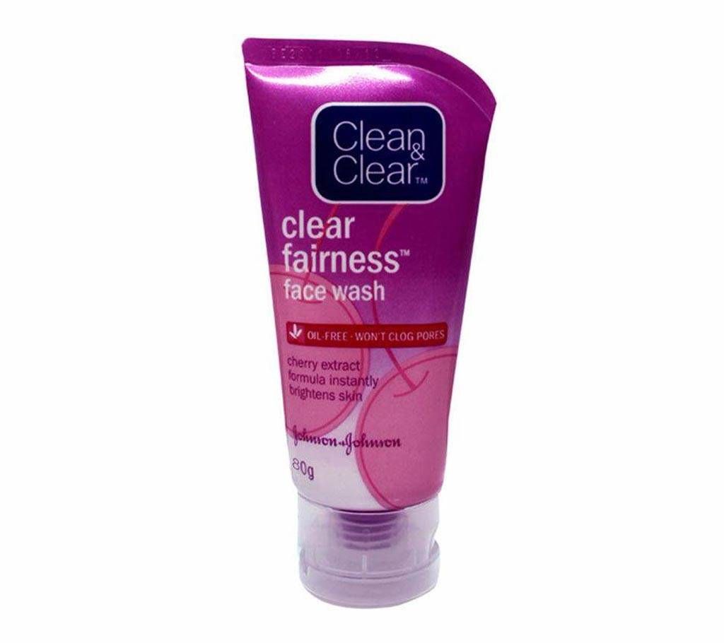 CLEAN & CLEAR Fairness Facewash 