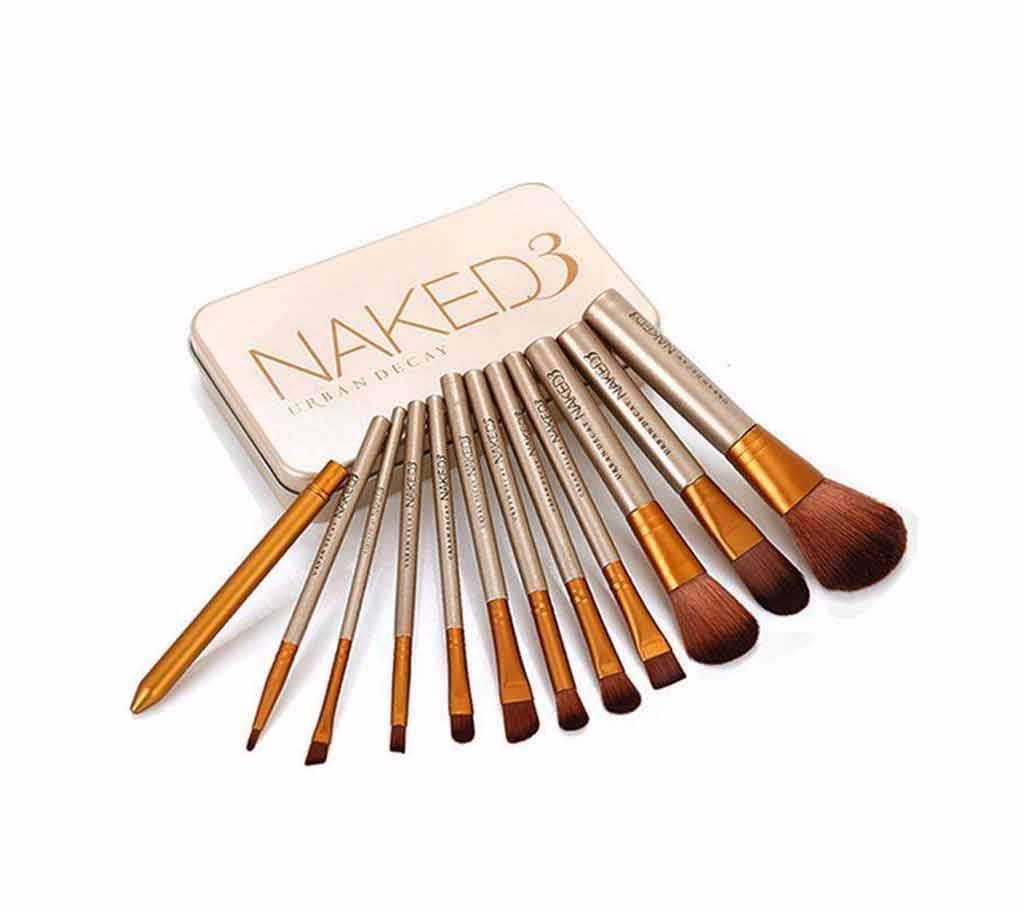 Naked 3 Makeup Brush Set (12 Pieces)