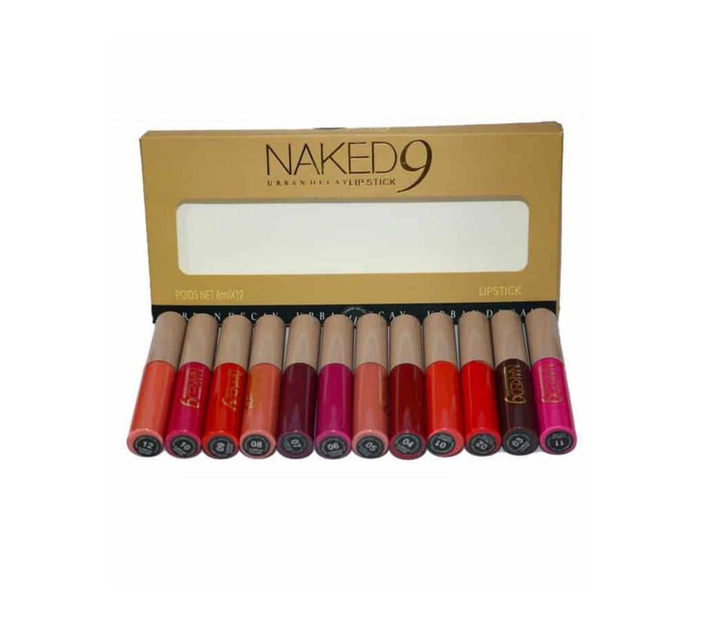 Naked9 liquid Lipstick 12 shade