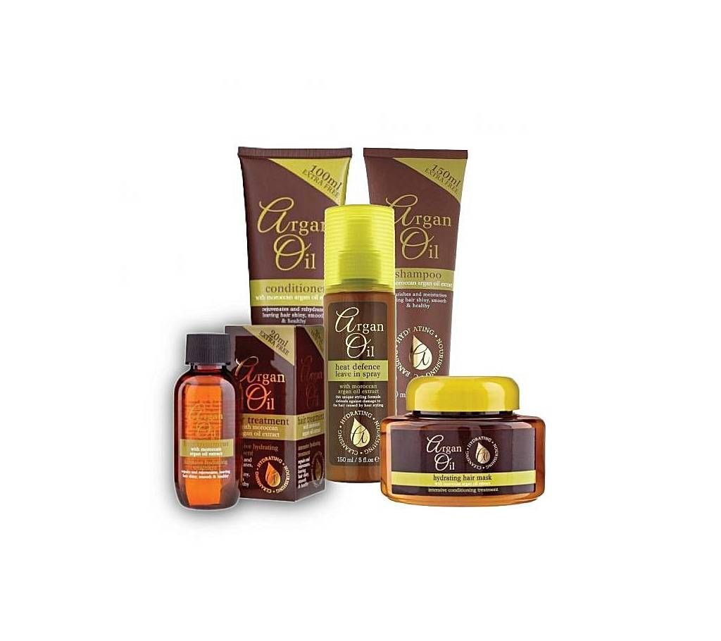 Argan Oil Hair Treatment Package Set