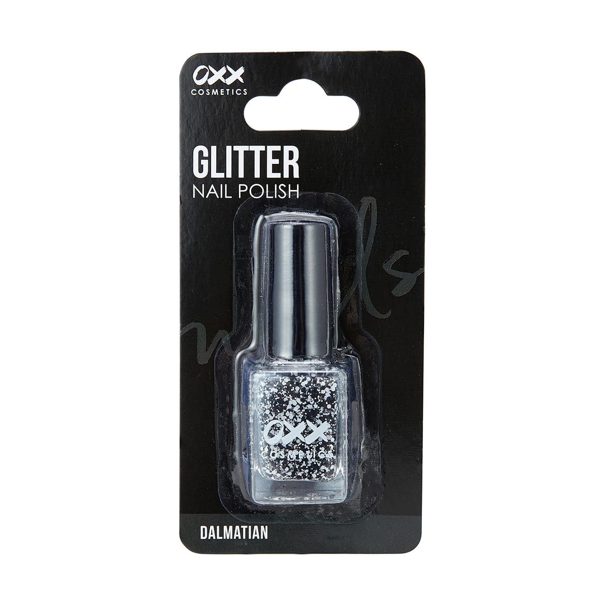 OXX Cosmetics Glitter Nail Polish - Dalmatian