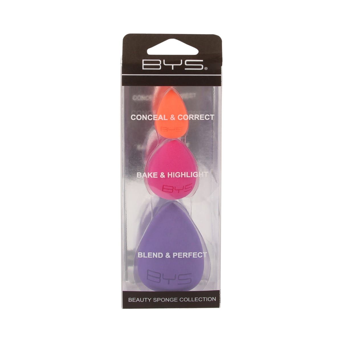BYS 3 Pack Beauty Sponge Collection Kit