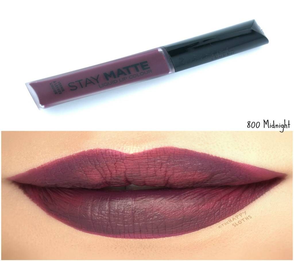 Rimmel Stay Matte Liquid Lipsticks -Midnight