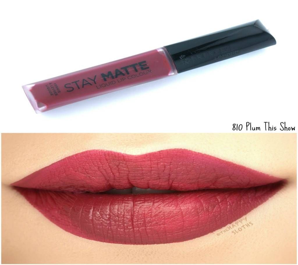 Rimmel Stay Matte Liquid Lipsticks - Plum this show
