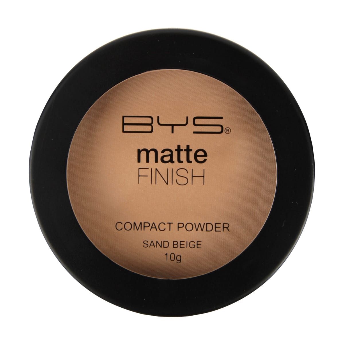 BYS Matte Finish Compact Powder - Sand Beige