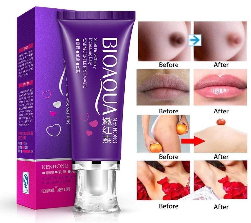 BIOAQUA Pink Cherry Lip/Private Part/Nipple Bleaching Whitening Pinkish Cream Origin:China