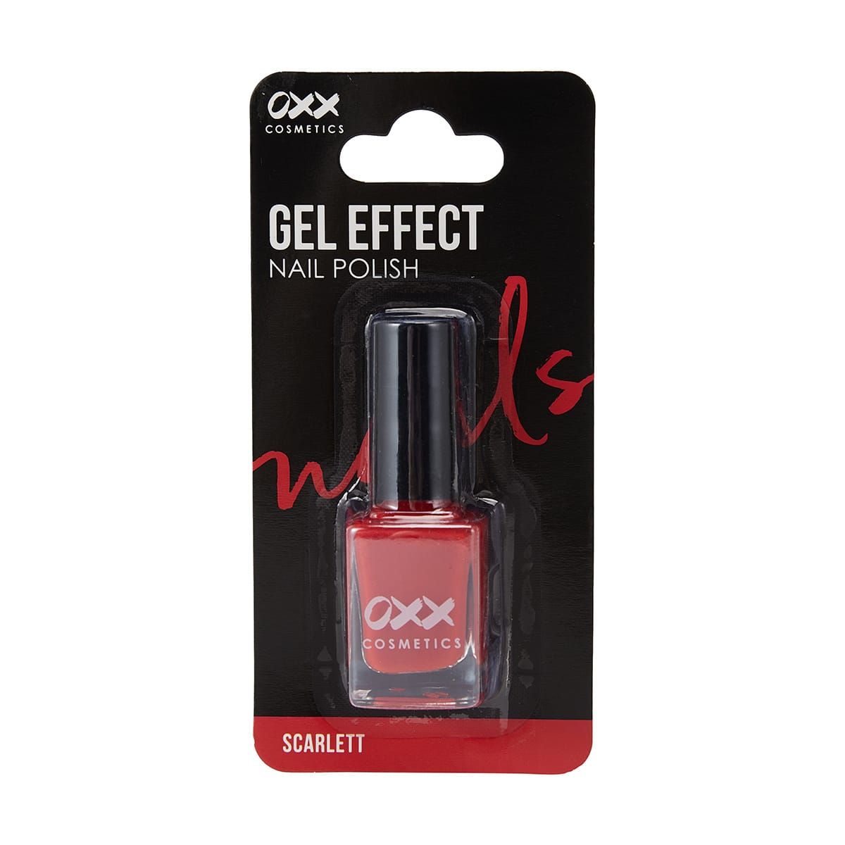 OXX Cosmetics Gel Effect Nail Polish - Scarlett