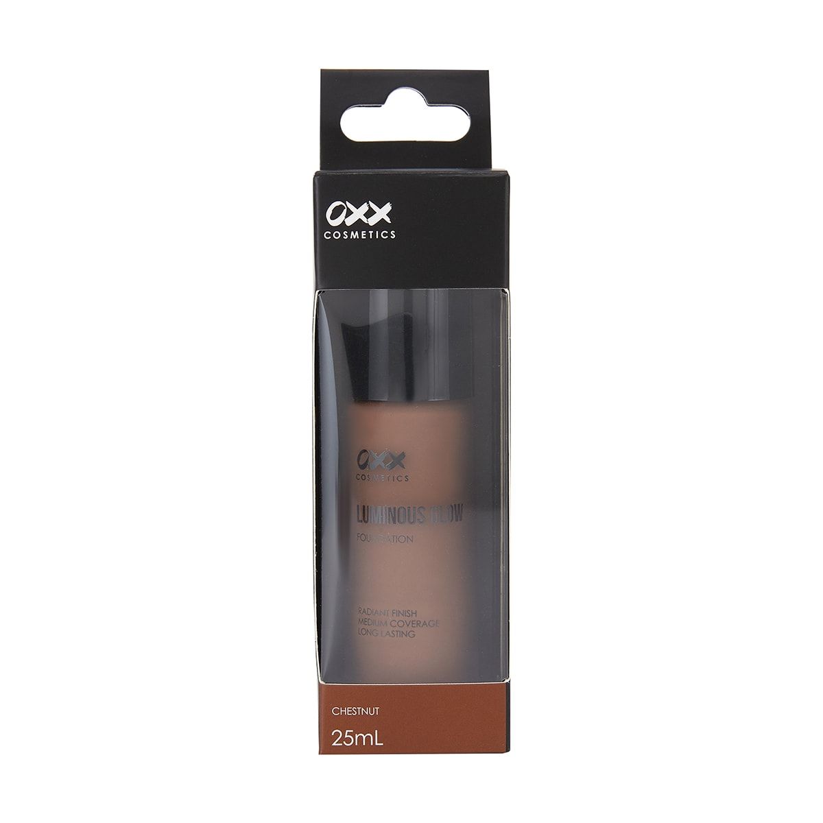 OXX Cosmetics Luminous Glow Foundation - Chestnut