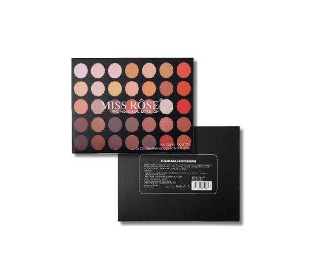 Miss rose 35 colour high gloss eyeshadow