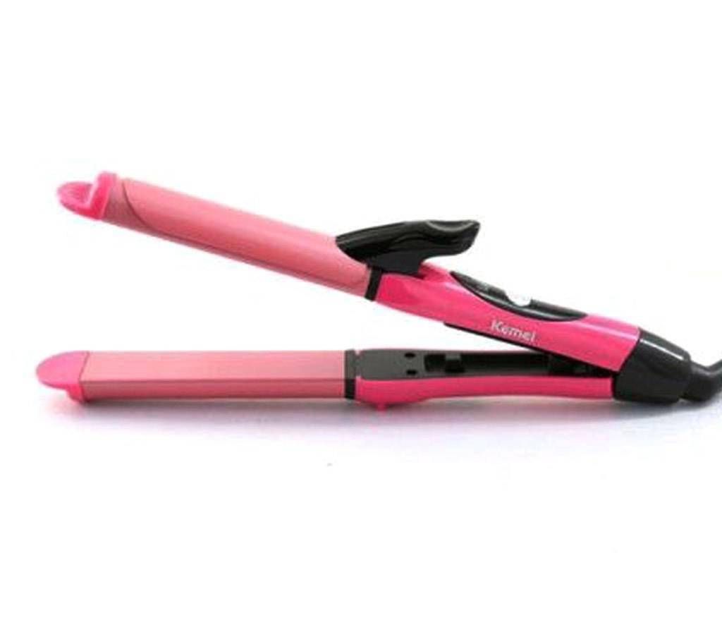 KEMEI KM-1055 2 IN 1 hair straightener 