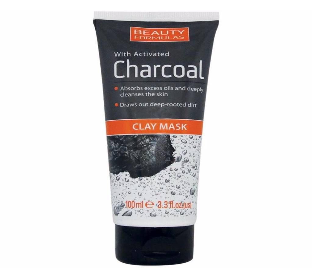Beauty formulas Charcoal clay mask (UK)