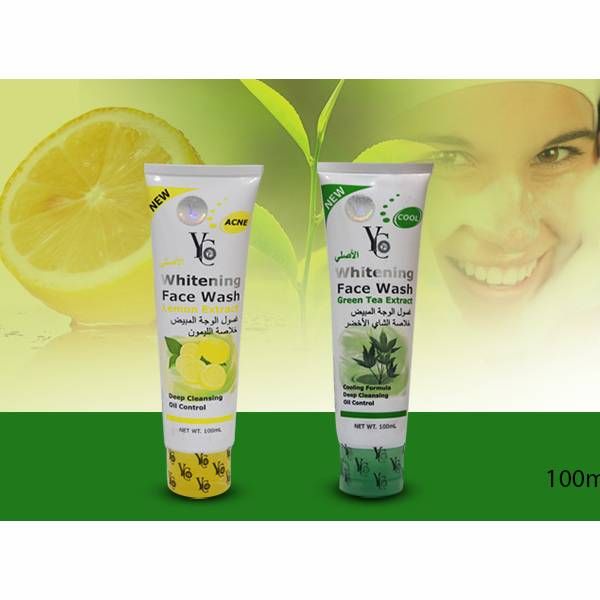 YC WHITENING GREEN TEA FACE WASH (100 ML)