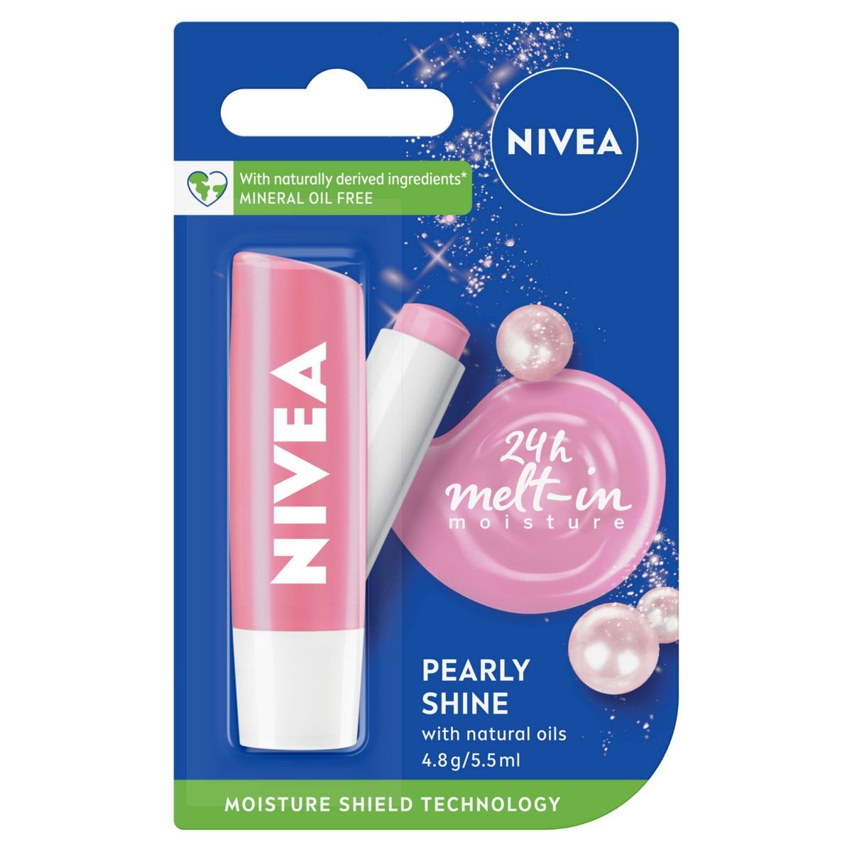 Pearly Shine Nivea Lip Balm