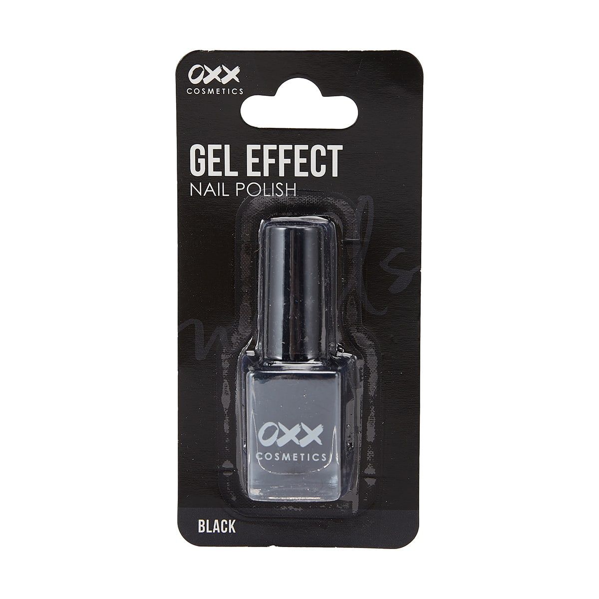 OXX Cosmetics Gel Effect Nail Polish - Black