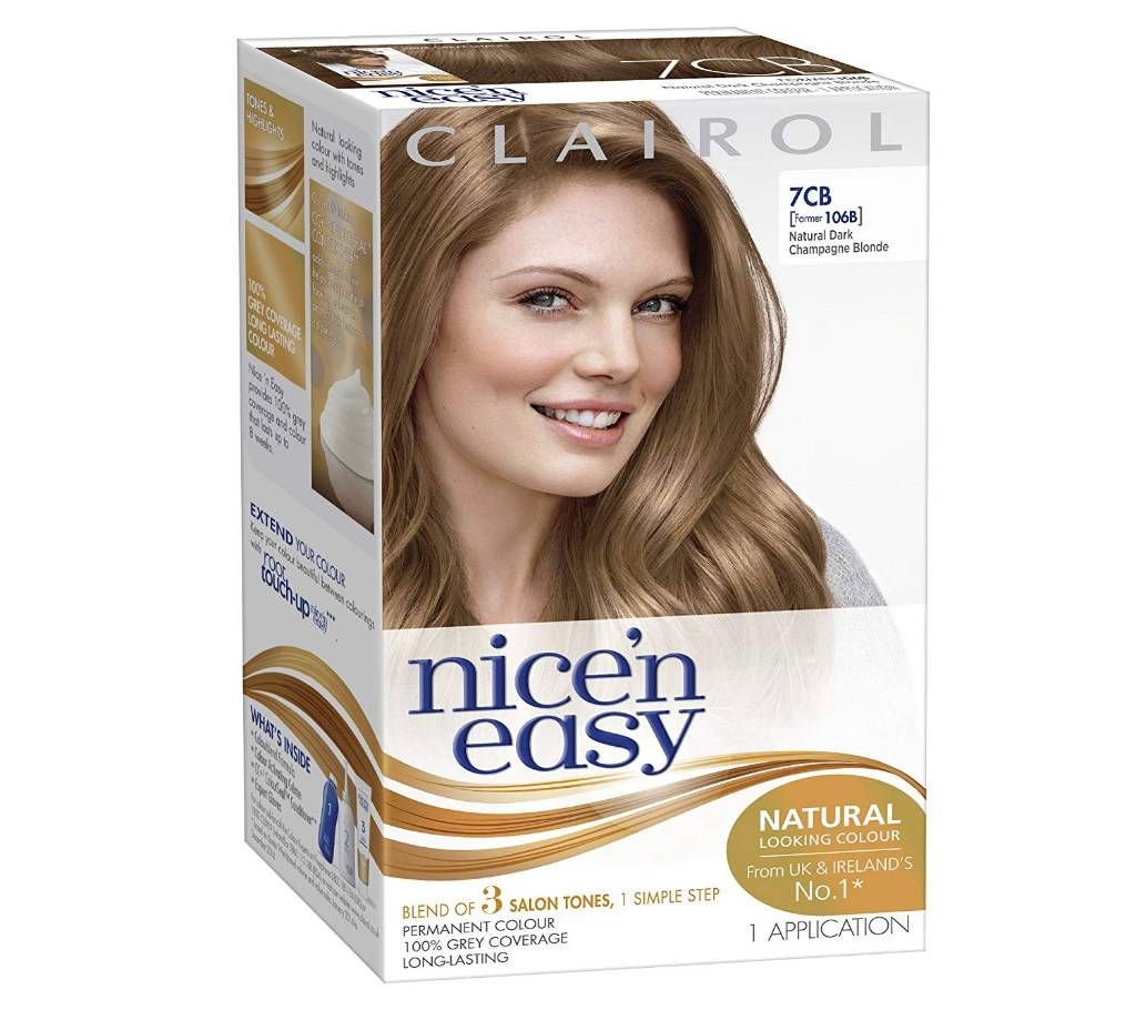 Clairol Nice'n Easy Permanent Hair Dye  Dark Champagne Blonde