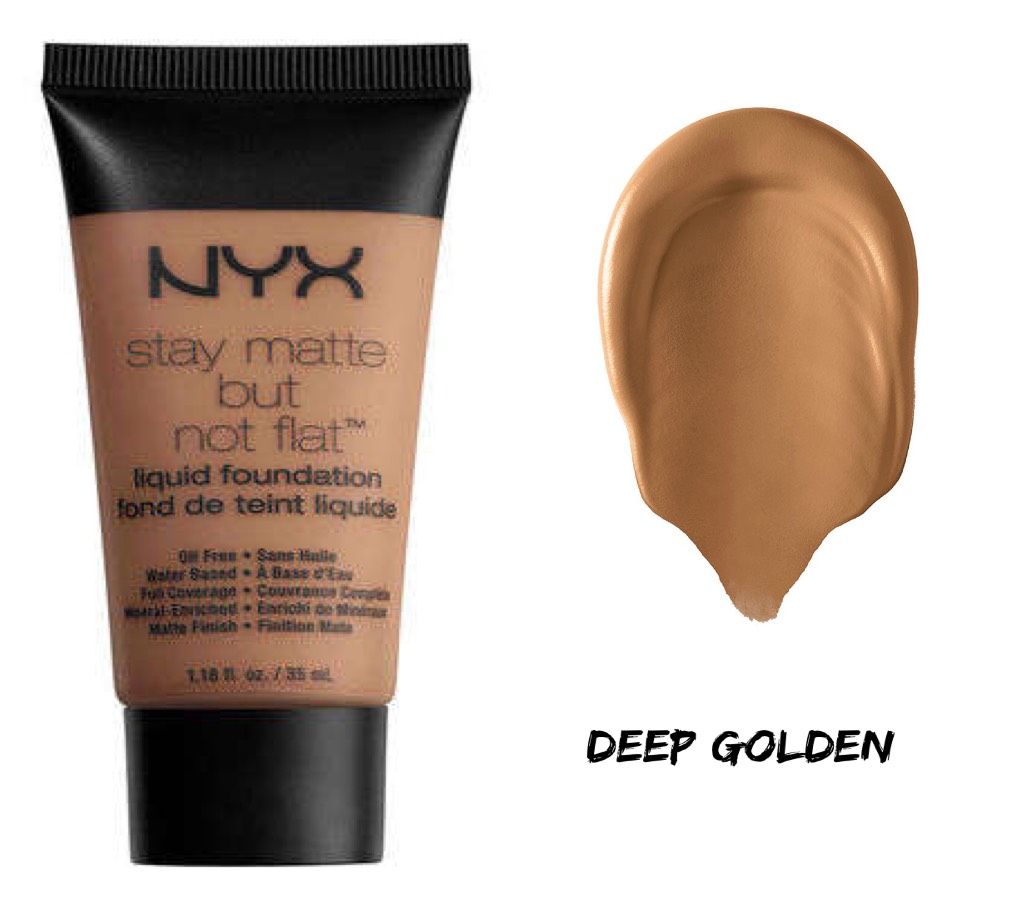 NYX Stay Matte But Not Flat Liquid Foundation  Shade- Deep Golden UK 