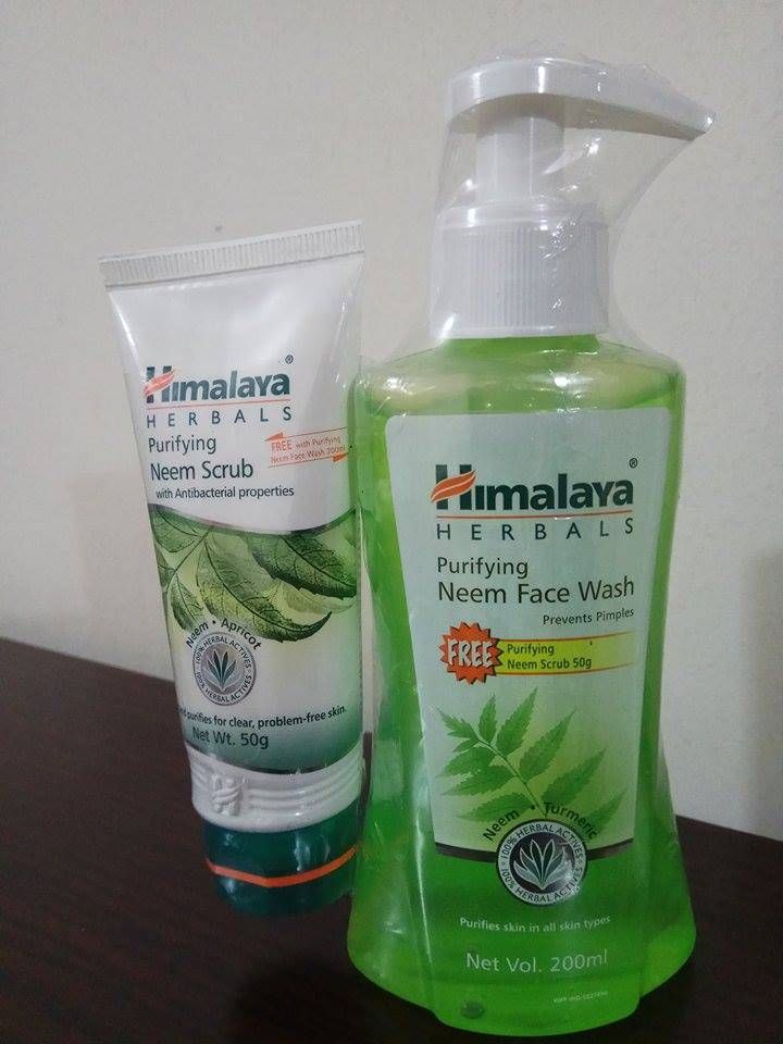 Himalaya Neem Face Wash with free Scrub