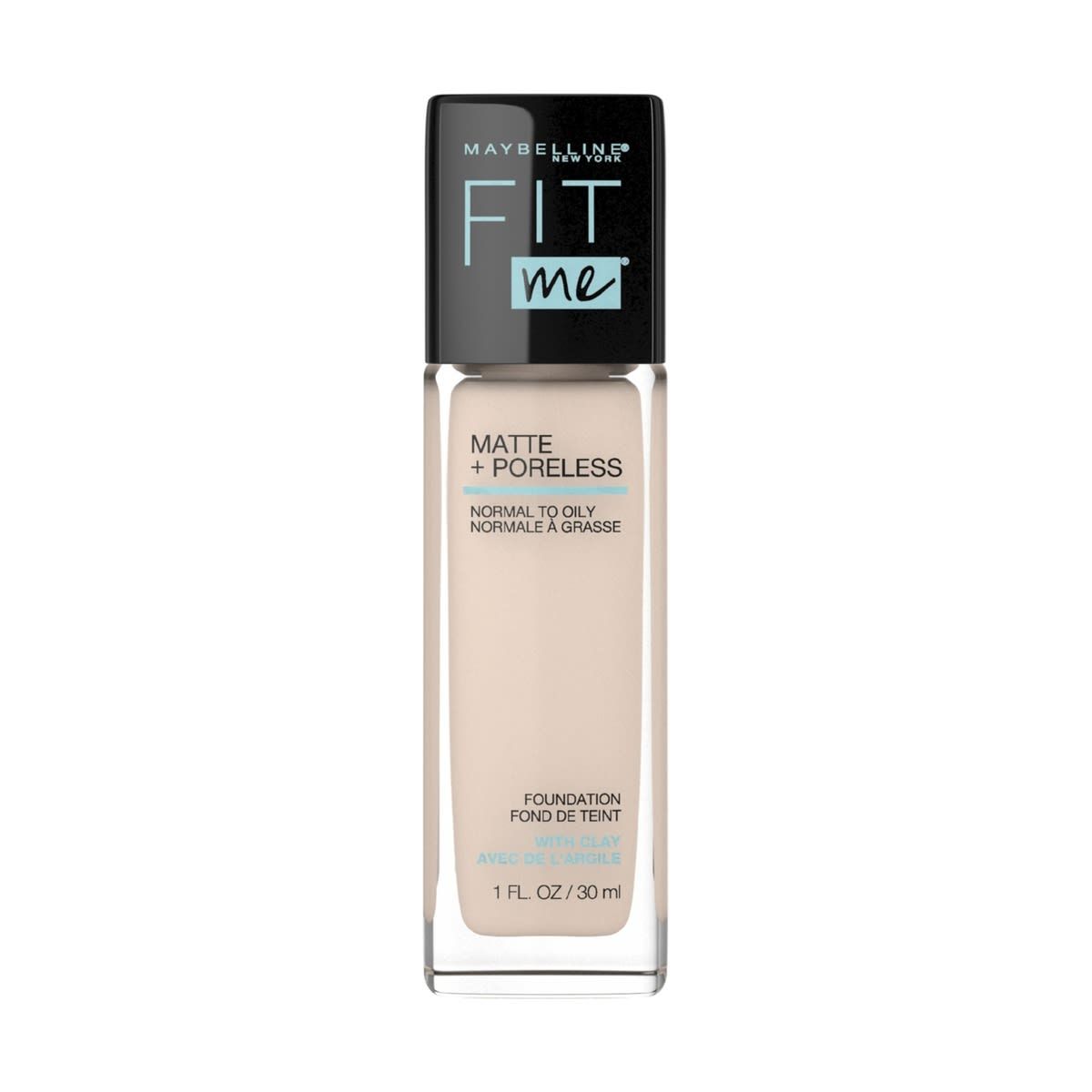 Maybelline Fit Me Matte + Poreless Liquid Foundation 30ml, Natural Ivory