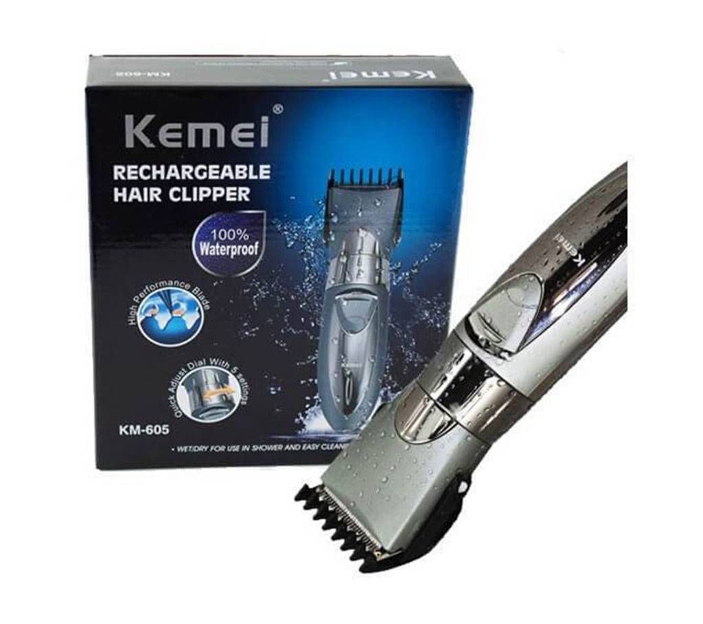 KEMEI KM-605 Rechargeable Trimmer 