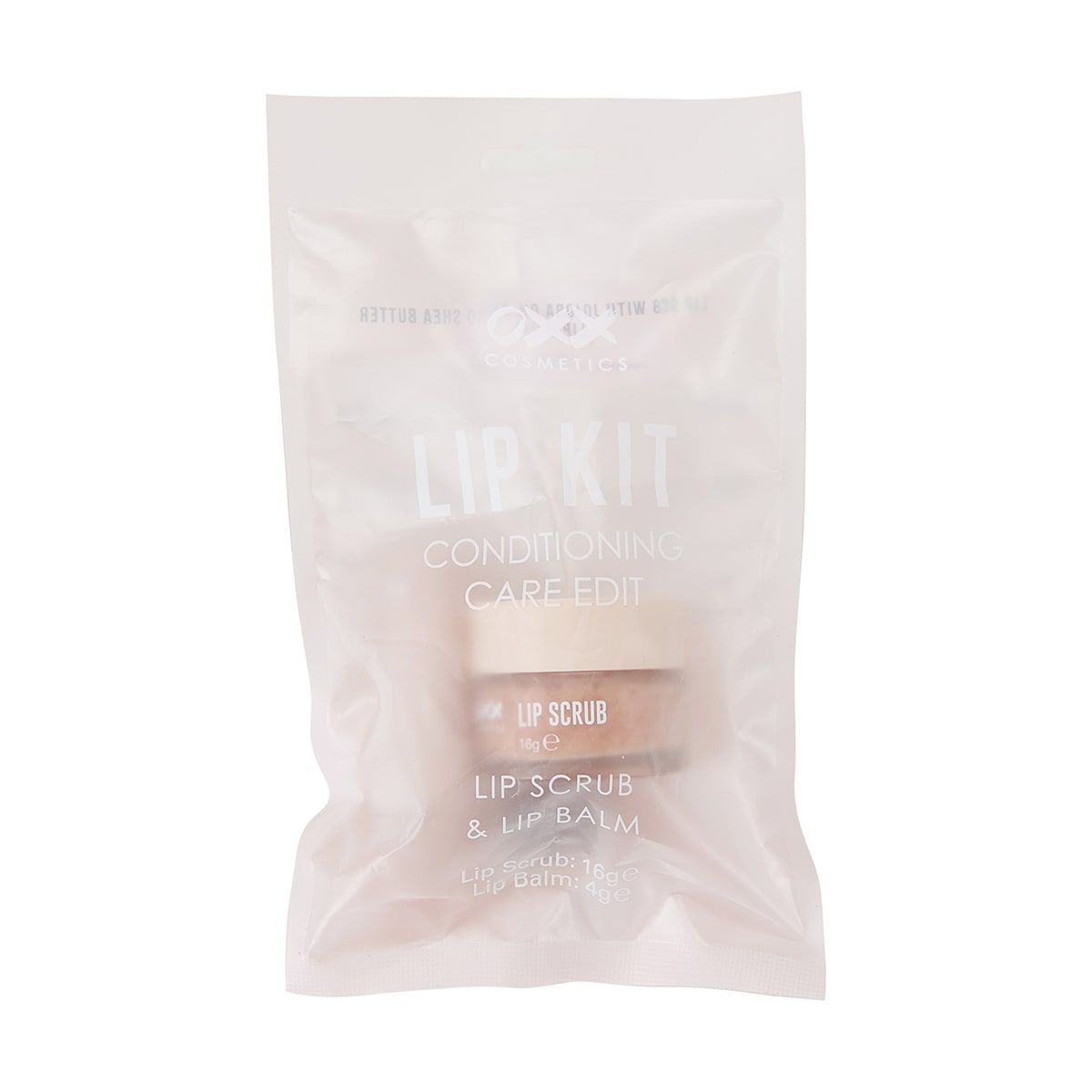 OXX Cosmetics Conditioning Care Edit Lip Scrub & Lip Balm Kit