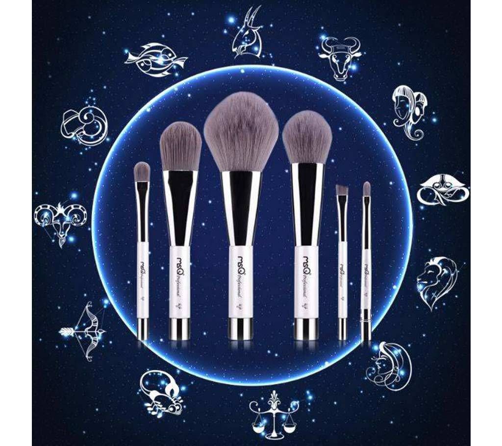 MSQ 6pcs Magnet Makeup Brushes