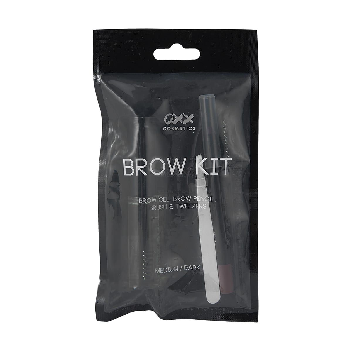 OXX Cosmetics Brow Kit - Medium/Dark