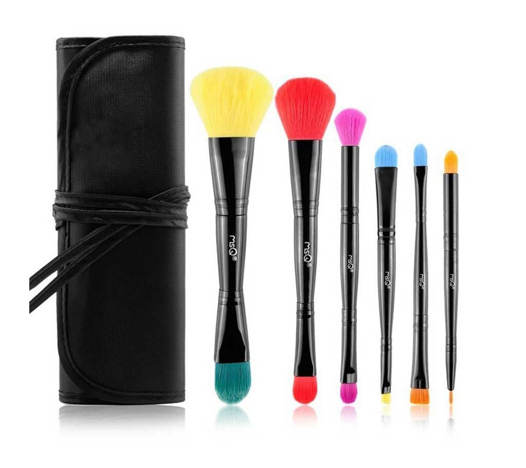 MSQ Double Head 6pcs Makeup Brushes set