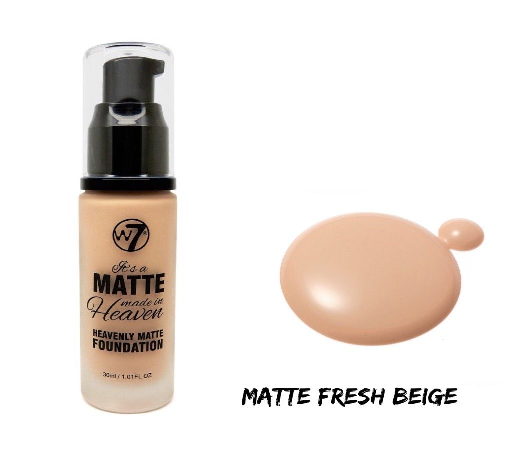 W7 Matte Made in Heaven Foundation - Fresh Beige UK 