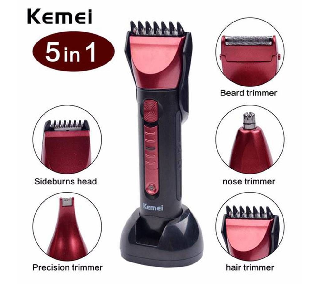 Kemei KM-8058 5in1 Multifunction Trimmer & Shaver