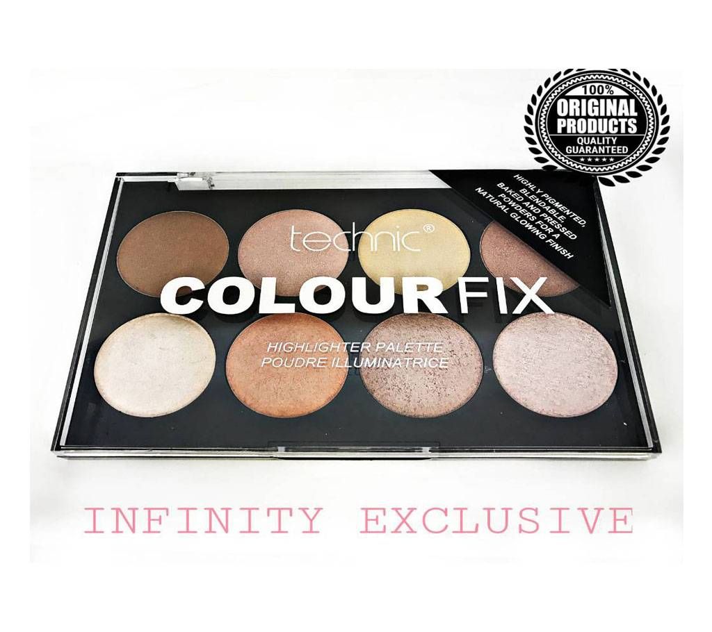  Technic Color Fix Highlighter Palette - UK