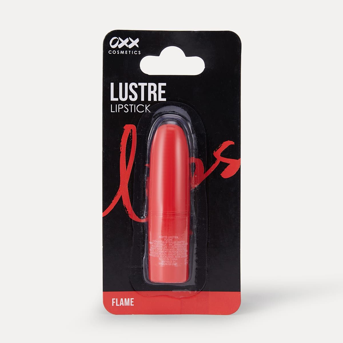 OXX Cosmetics Lustre Lipstick - Flame