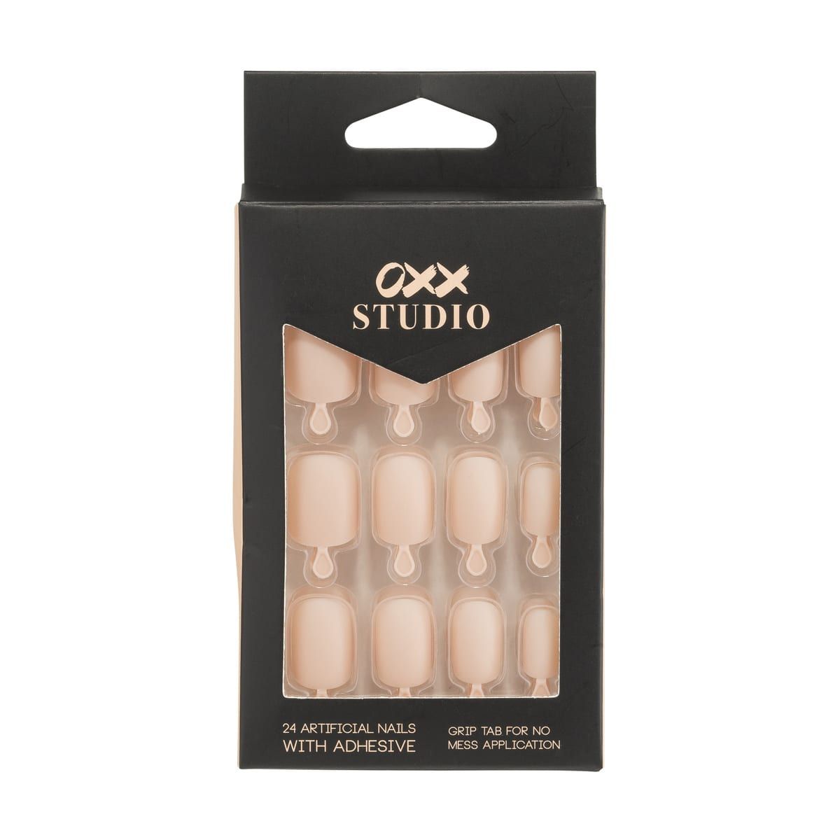 OXX Studio 24 Pack Artificial Nails - Pink Nude