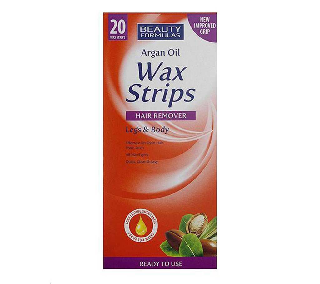 Beauty Formulas Argan Wax Strips 