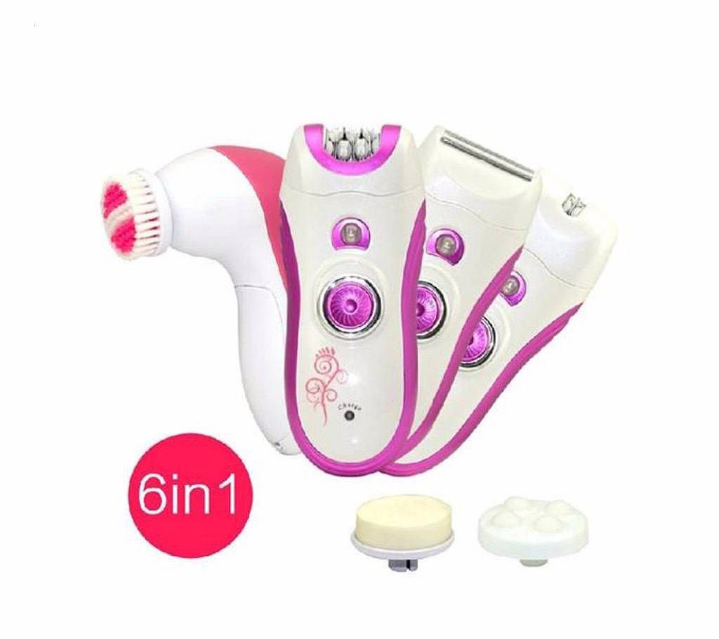 Lady Beauty Set 6 in 1 - White and Pink
