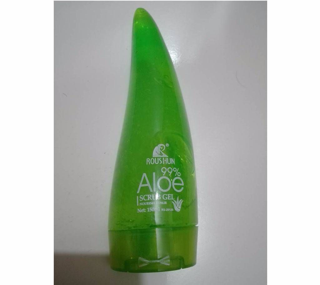 ROUSHUN Aloevera Scrub Gel/Face Wash - 150ml
