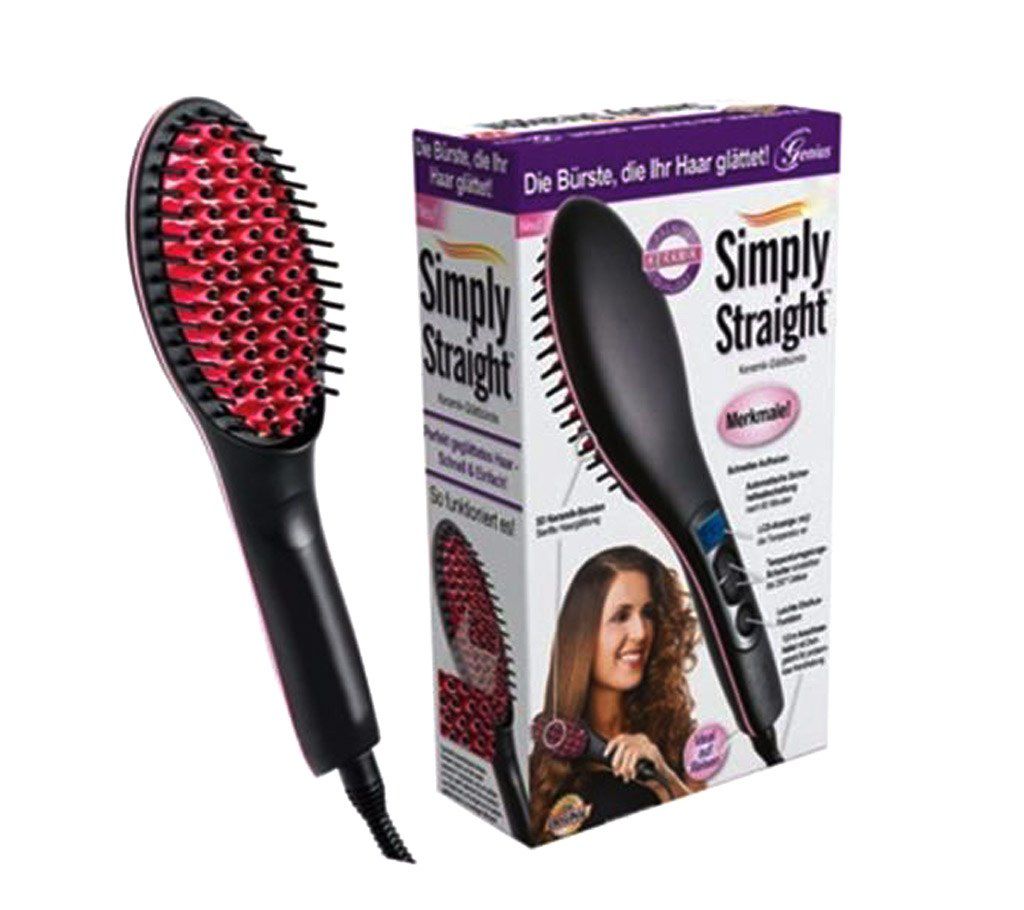 straight artifact Ceramic Hair Straightener Brush 