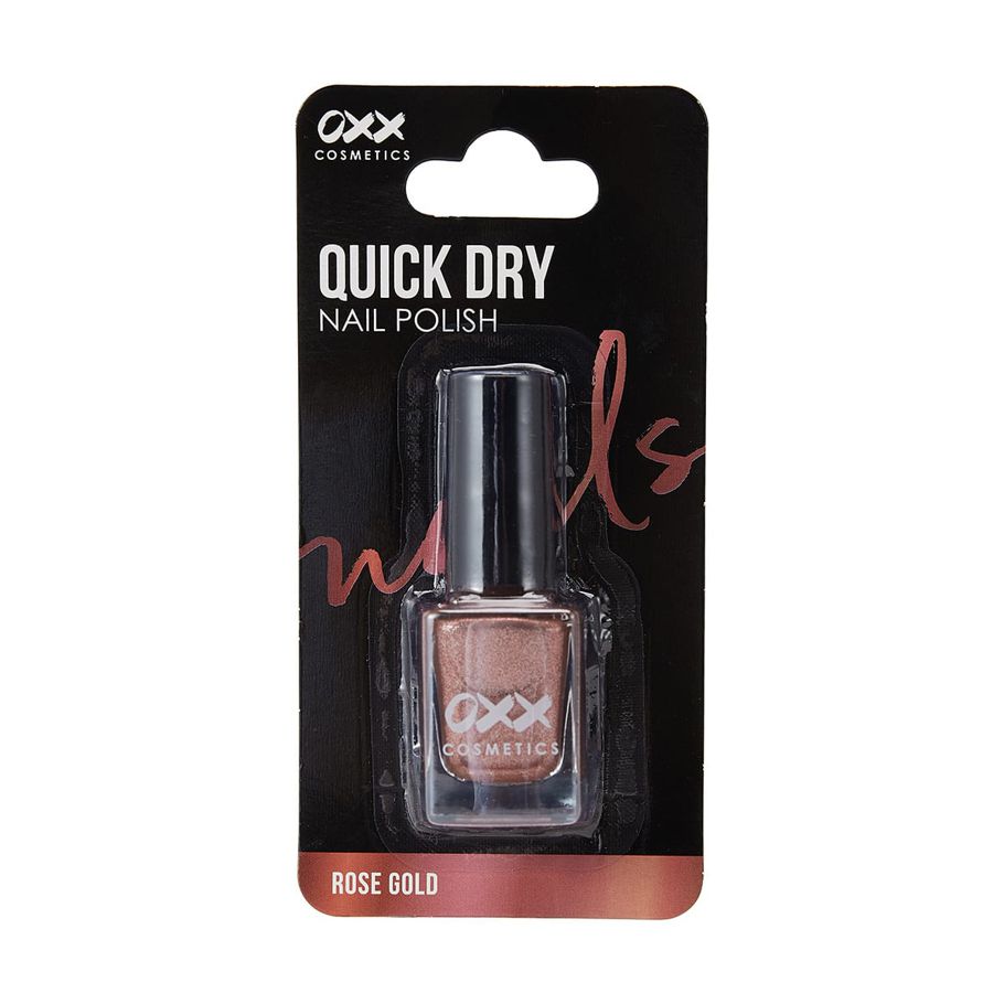 OXX Cosmetics Quick Dry Nail Polish - Rose Gold