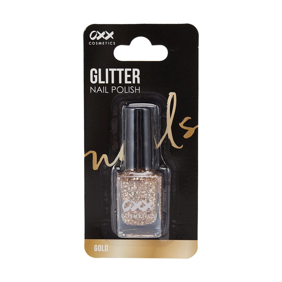 OXX Cosmetics Glitter Nail Polish - Gold