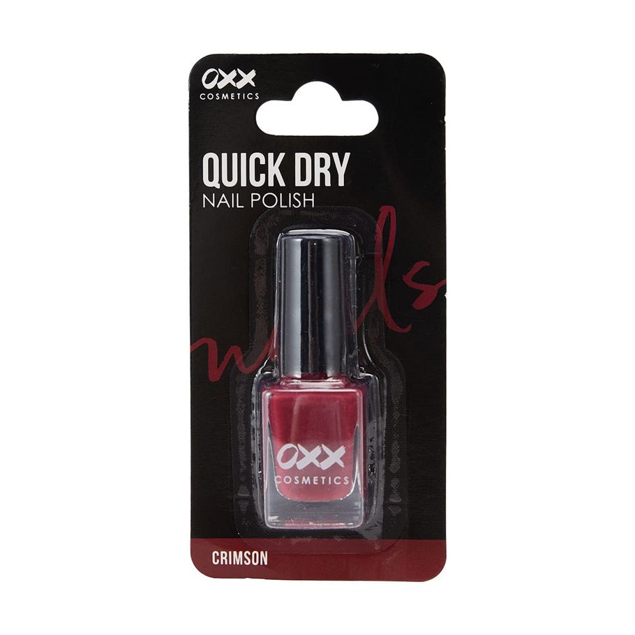 OXX Cosmetics Quick Dry Nail Polish - Crimson