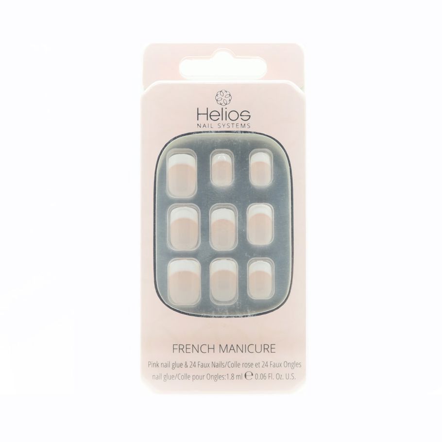 Helios Nail Systems 24 Piece French Manicure - Short Beige
