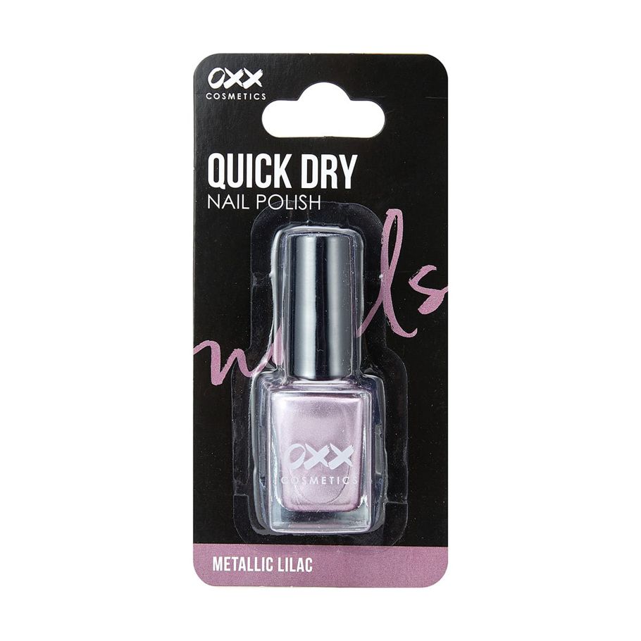 OXX Cosmetics Quick Dry Nail Polish - Metallic Lilac