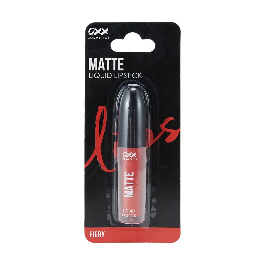 OXX Cosmetics Matte Liquid Lipstick - Fiery