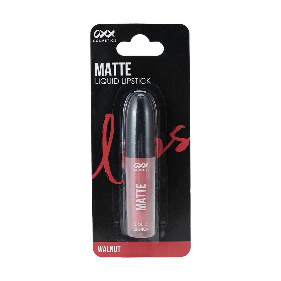 OXX Cosmetics Matte Liquid Lipstick - Walnut