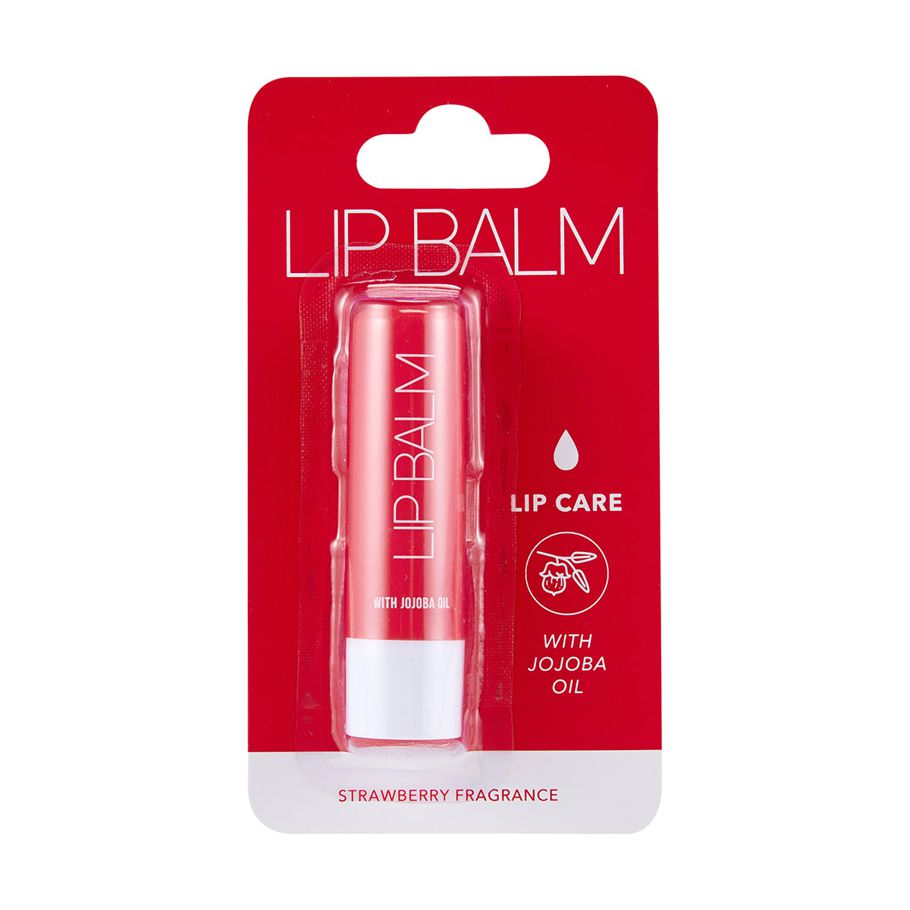 Lip Balm - Jojoba Oil, Strawberry Fragrance
