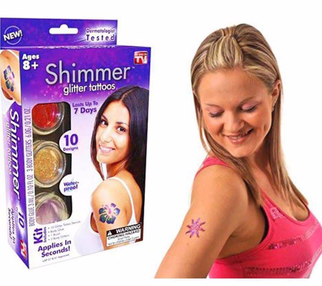 SHIMMER Body Art Glitter Tattoo 