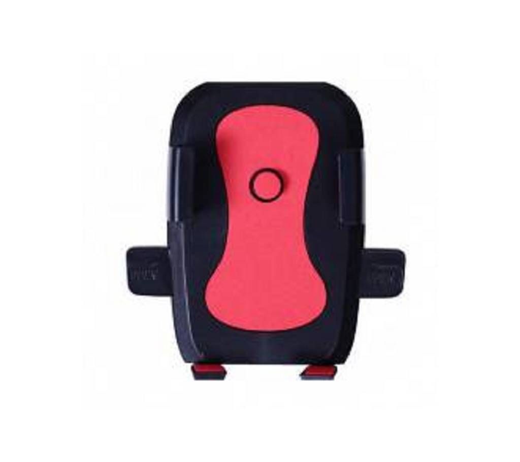 Universal Bike Bicycle Phone Holder Support Stand Mount - Black and Red