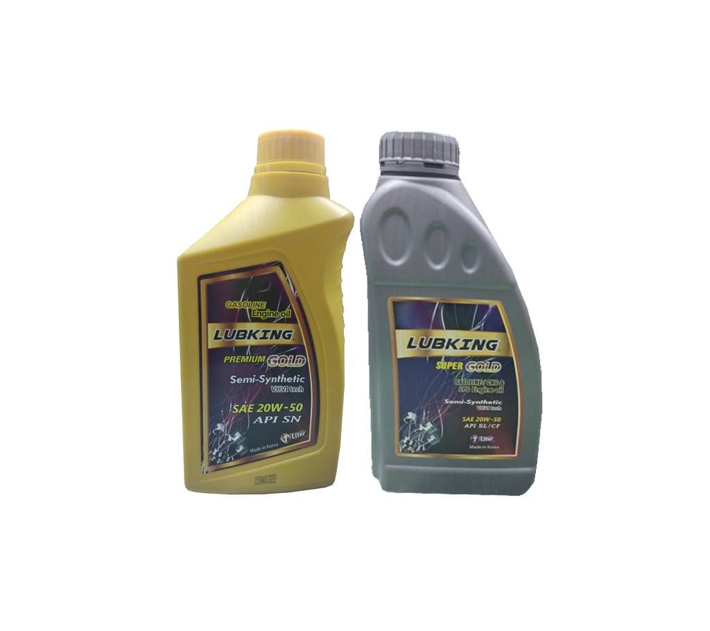 LUBKING Engine Oil 20W50 API SN & SL/CF - Made in Korea (1 Liter)